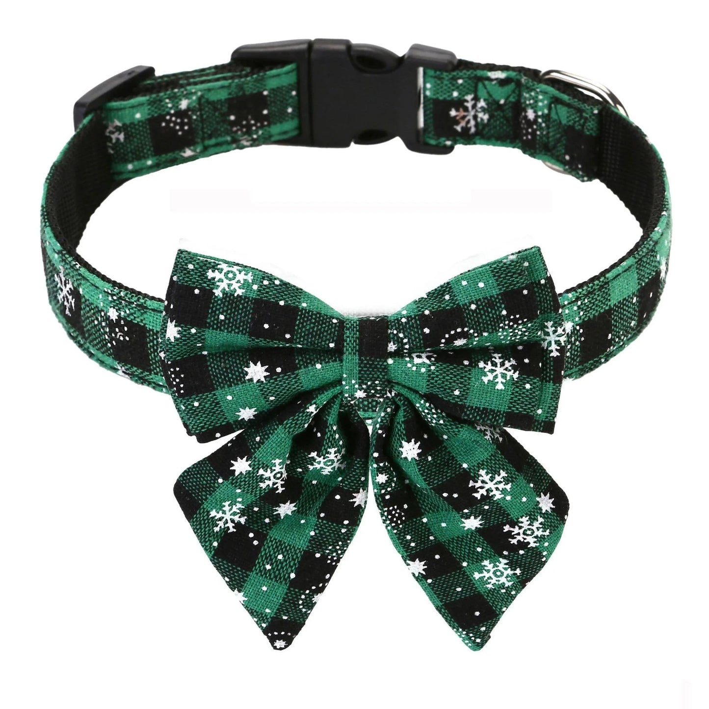 Christmas Tie for Dogs and Cats, Snowflake Dog Collar, Christmas Pet Accessories, Pet Supplies