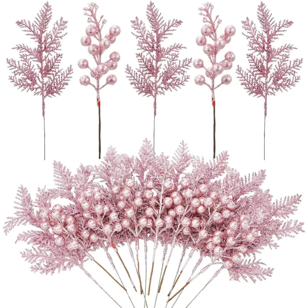 5Pcs Artificial Berry Christmas Decoration Christmas Tree Ornaments Home Room Decor Navidad New Year 2026 Garland Gift Accessory