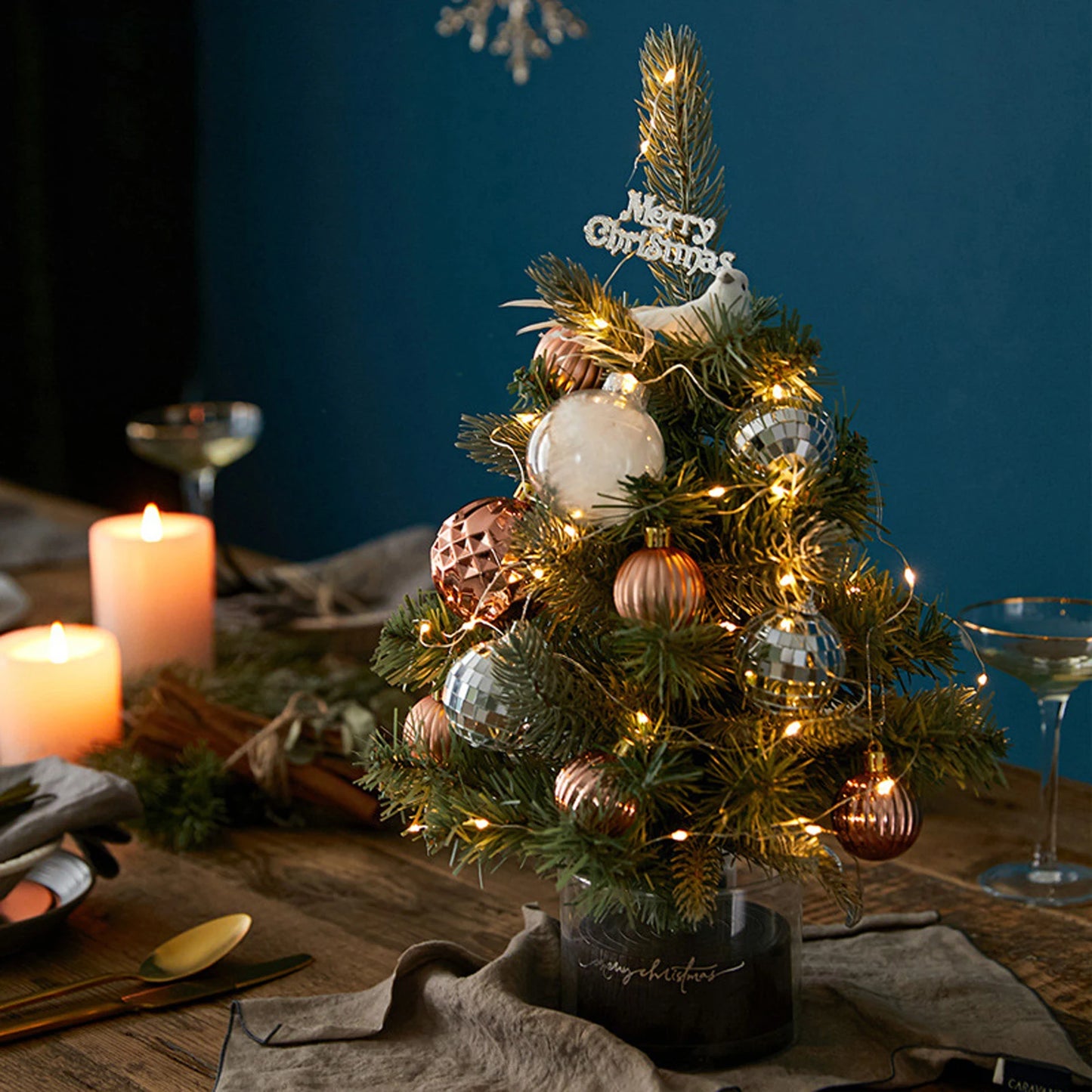 Christmas Decoration Christmas Tree Desktop Small Tree Ornaments New Year Navidad Gift Christmas Festival Party Supplies