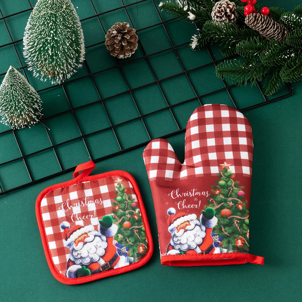 Decorations 2026 Christmas Home Kitchen Party Decorations 2025 Christmas Snowman Kitchen Christmas New Year Gifts Gloves Mittens