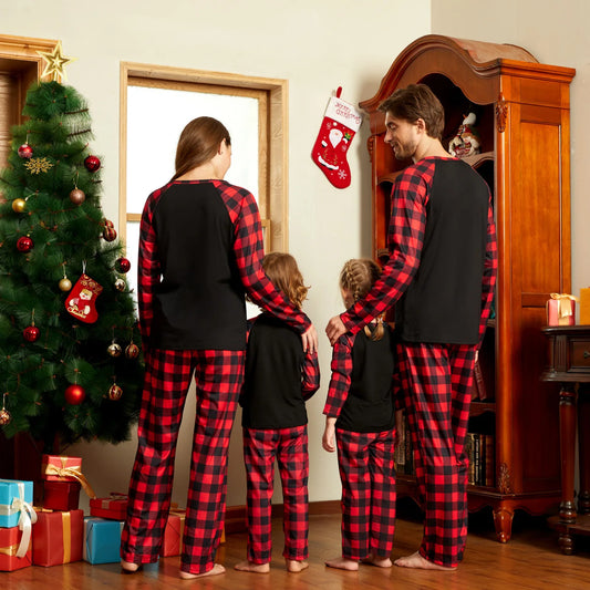 Christmas Family Pajamas – Santa Claus Print Matching Sleepwear for Men & Women
