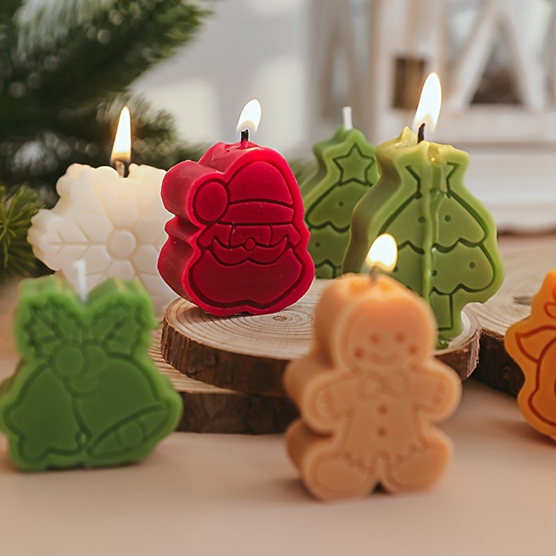 Christmas Scented Candles Set (4-Pack) – British Pear Holiday Fragrance