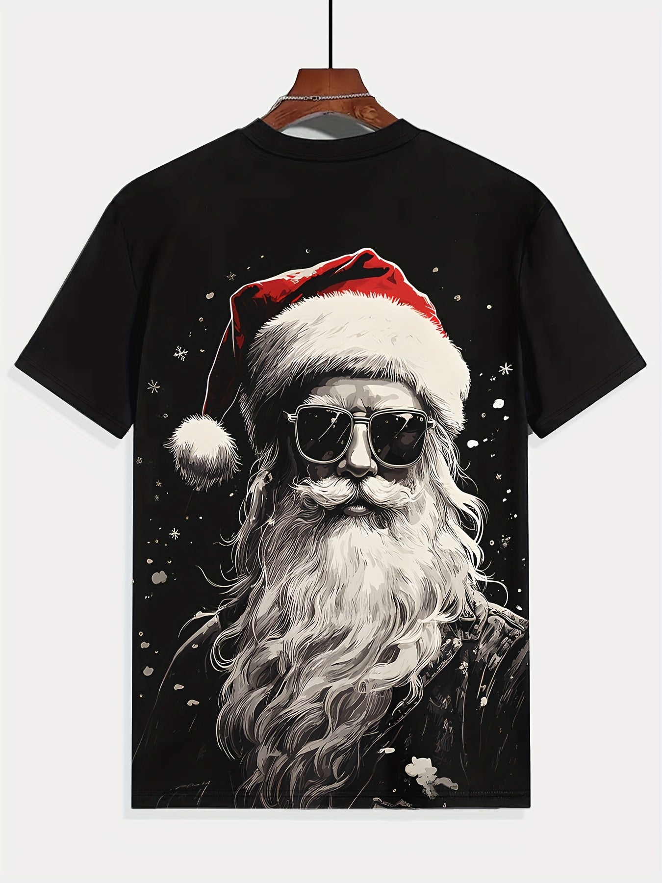 Santa Claus Print Men’s T-Shirt