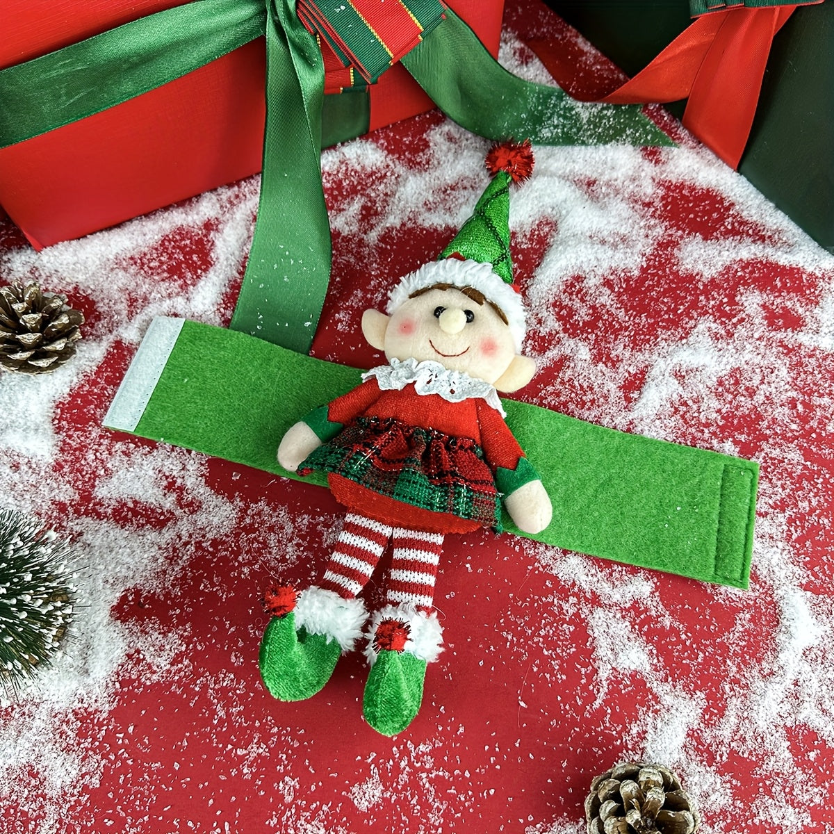 Christmas Elf Curtain Tieback – Festive Window Decor for Holiday Homes