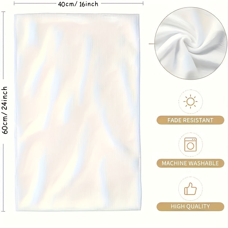 Christmas Tree Towels (2-Pack) – Super Absorbent Microfiber, Festive Red & White