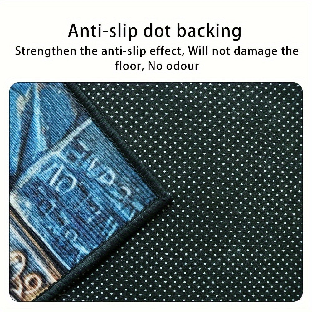 Christmas Tree Welcome Doormat – Non-Slip, Washable Holiday Floor Mat