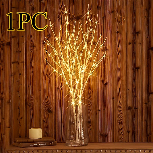 lowing Birch Branch Decorative Light – Battery Powered Artificial Tree Branch