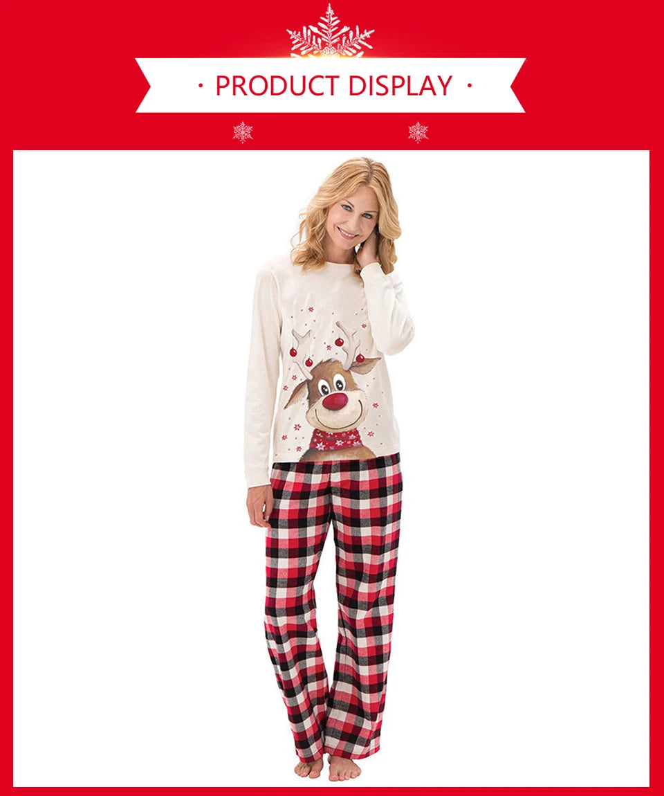 Christmas Family Matching Pajamas – Sleepwear Sets for Adults, Kids & Baby