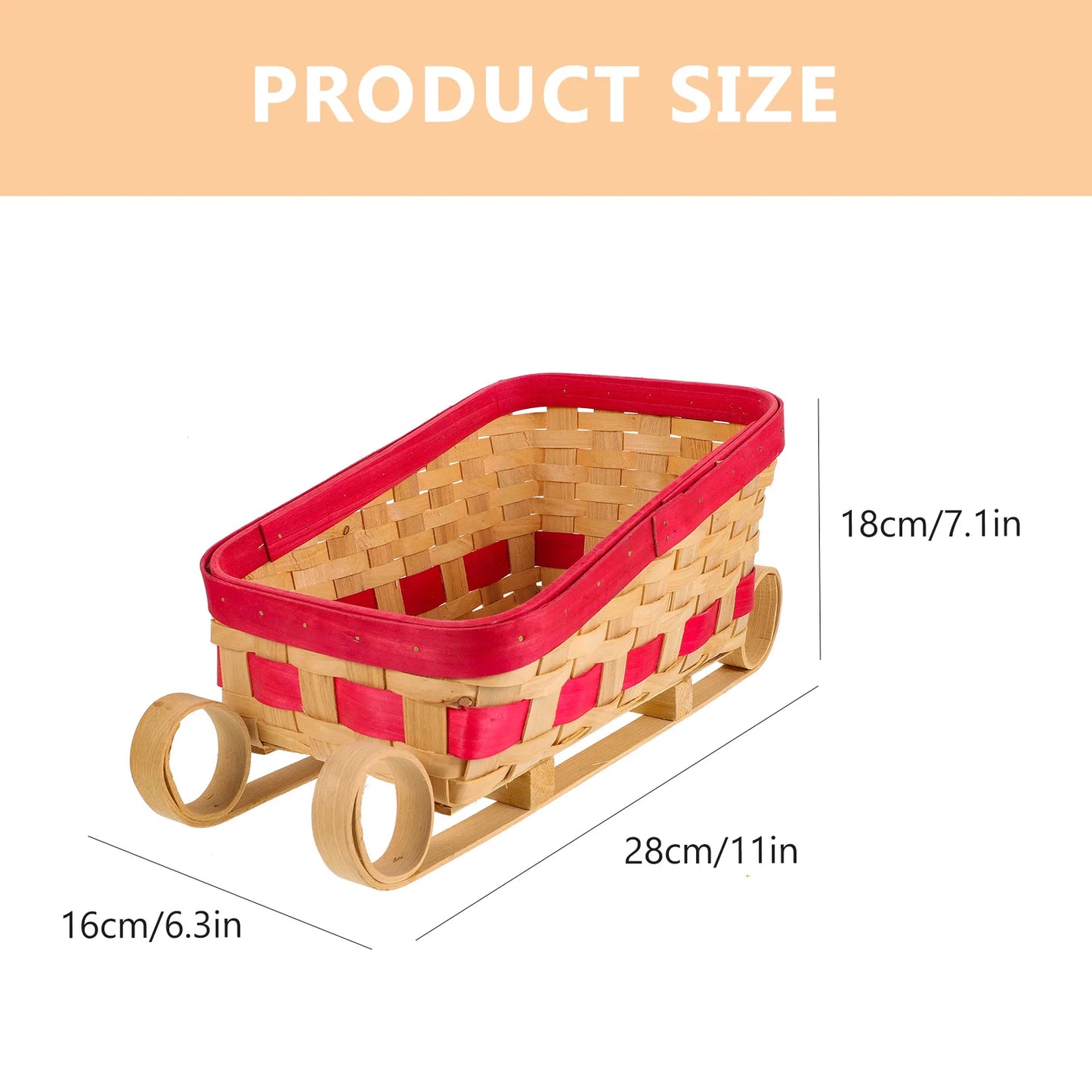 Sleigh Shape Decoration Christmas Sleigh Adornment Table Kitchen Living Room Xmas Decor Festival Decor Christmas Decorations