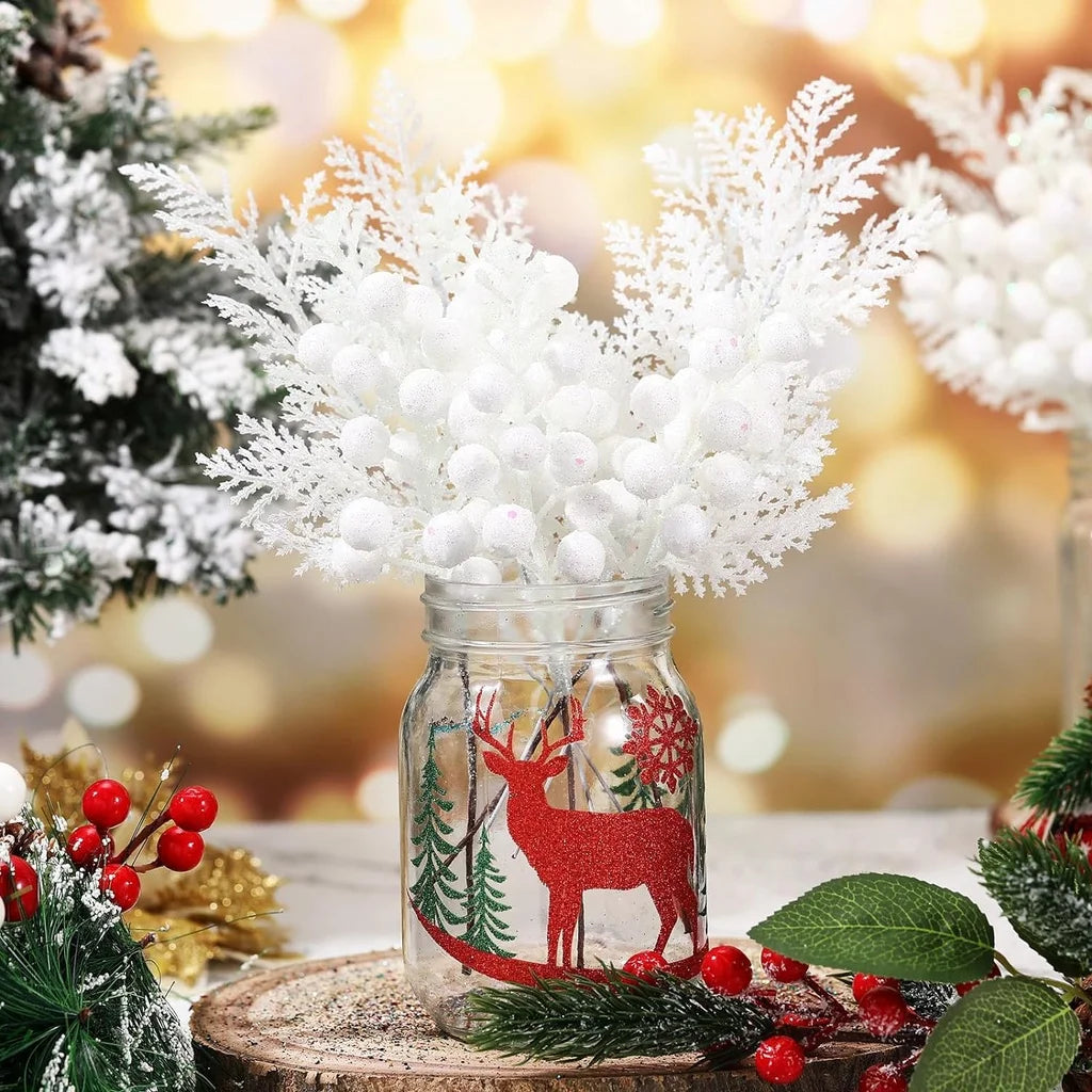 5Pcs Artificial Berry Christmas Decoration Christmas Tree Ornaments Home Room Decor Navidad New Year 2026 Garland Gift Accessory