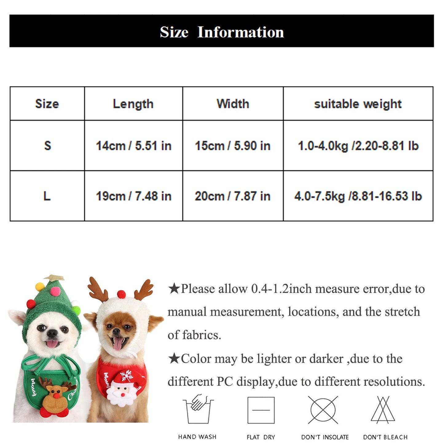 Christmas Pet Hat Small Medium Cats Dogs Xmas Pet Headwear Autumn Winter Christmas Hat Holiday Costume Accessories Pet Supplies