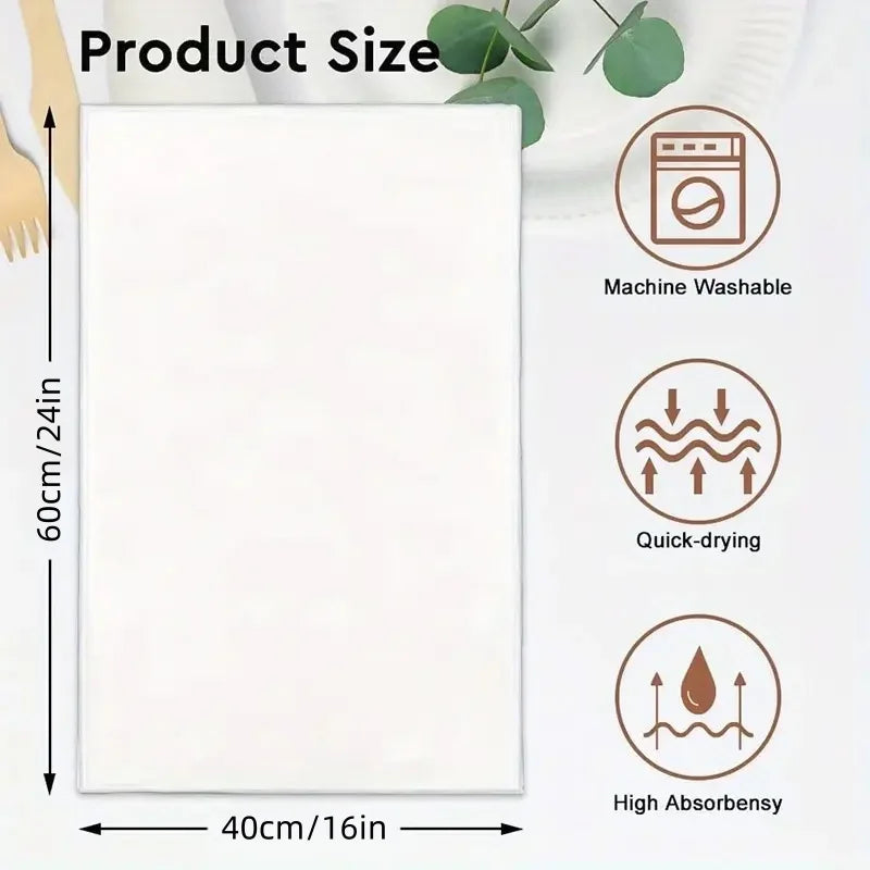 Christmas Kitchen Towel Set - Quick-Drying Dishcloths, Tea Towels, and Hand Towels - Red and Green Plaid with Elf, Snowflake, and Heart Patterns - Soft Holiday Decorations, Suitable for Christmas Trees and Table Settings - Ma