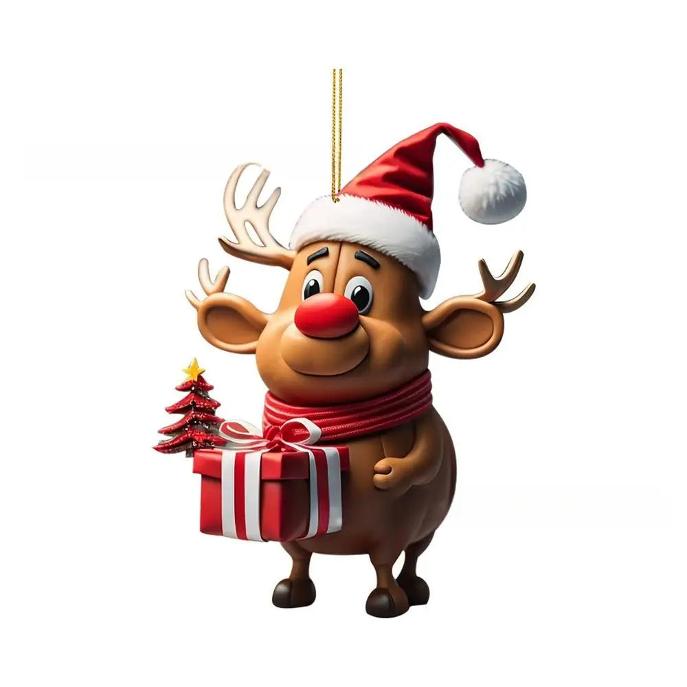 Christmas Decoration Deer Xmas Tree Elk Ornament Home Decor Reindeer Merry Christmas Gift Natal Navidad Noel New Year 2024