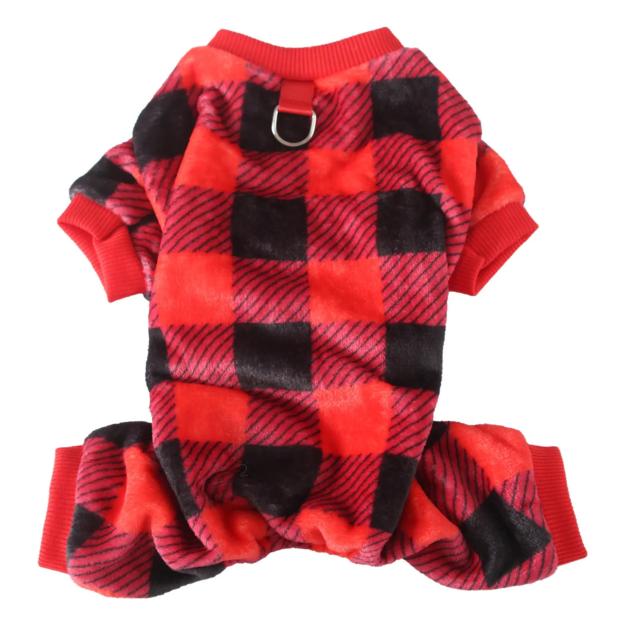 Christmas Pet Dog Pajamas for Cat Clothes Warm Pyjama Jumpsuit for Small Dogs Sleepingwear Winter Flece Pet Chihuahua Coat 강아지옷