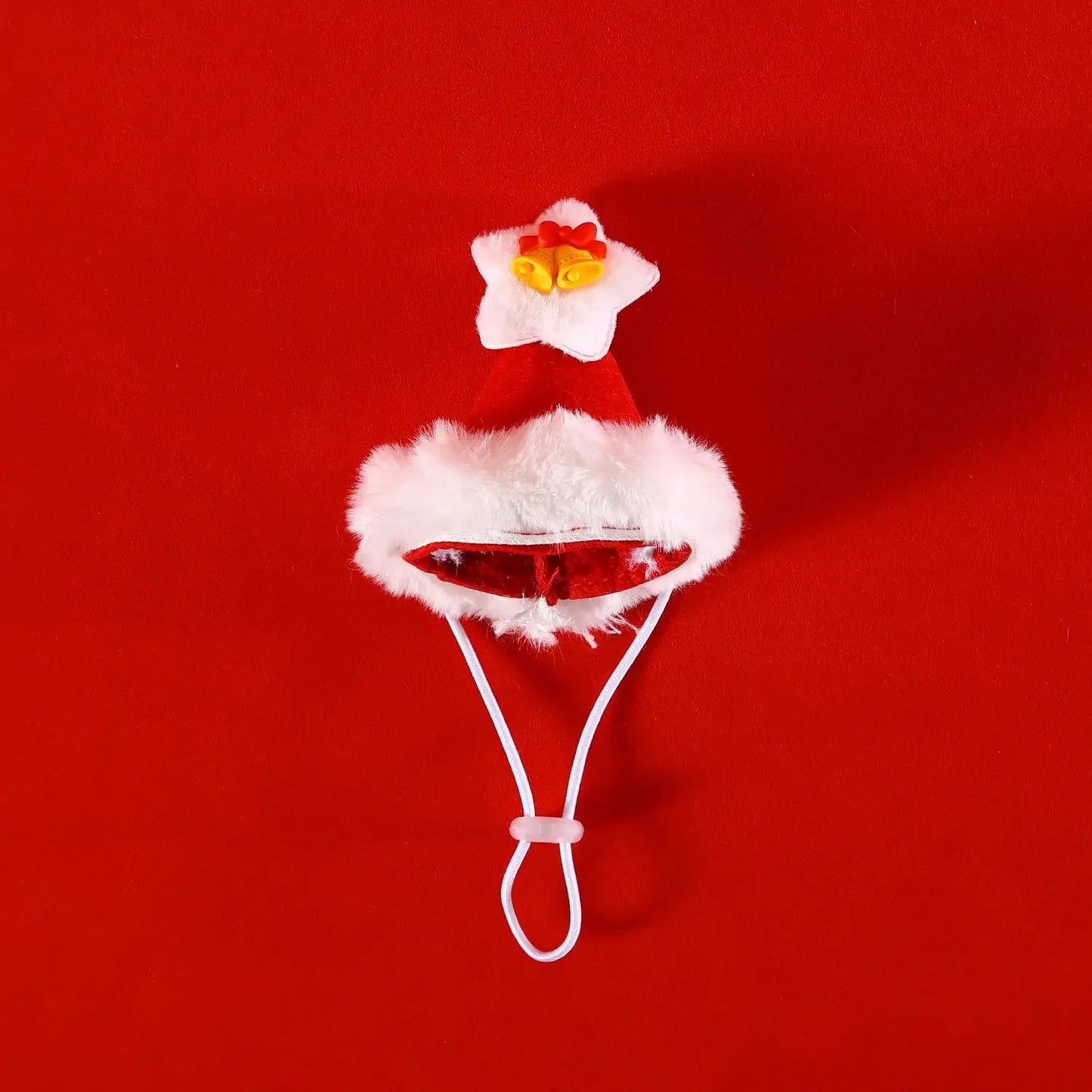 Elk Pet Dog Knitted Christmas Scarf Cat Hat Dog Yarn Cartoon Elk Snowman Warm Plush Hat Set Dog Accessories for Small Dogs