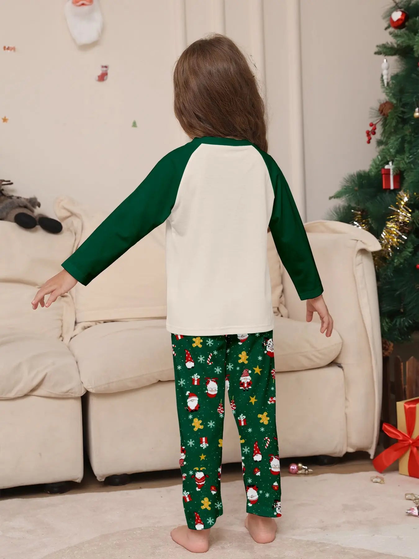 Christmas Parent-Child Pajamas – Santa Claus Matching Family Loungewear Set