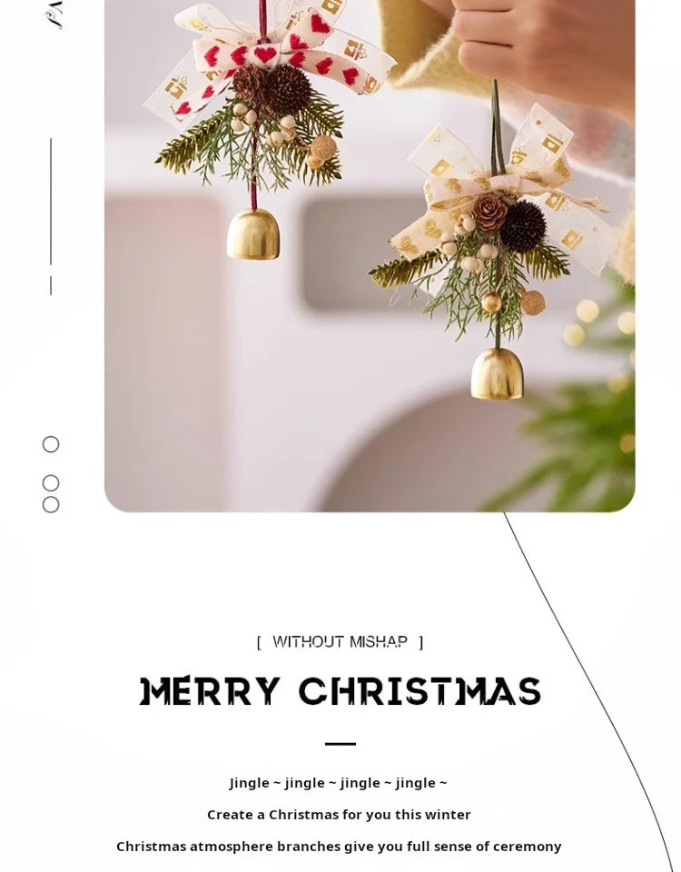 Christmas Decorations Christmas Bells Wreaths Pendants Christmas Tree Decorations Atmosphere Scene Hangings