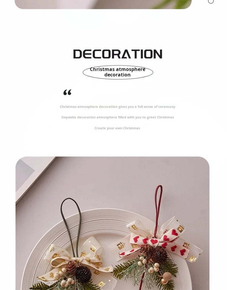 Christmas Decorations Christmas Bells Wreaths Pendants Christmas Tree Decorations Atmosphere Scene Hangings