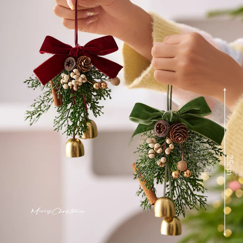 Christmas Decorations Christmas Bells Wreaths Pendants Christmas Tree Decorations Atmosphere Scene Hangings