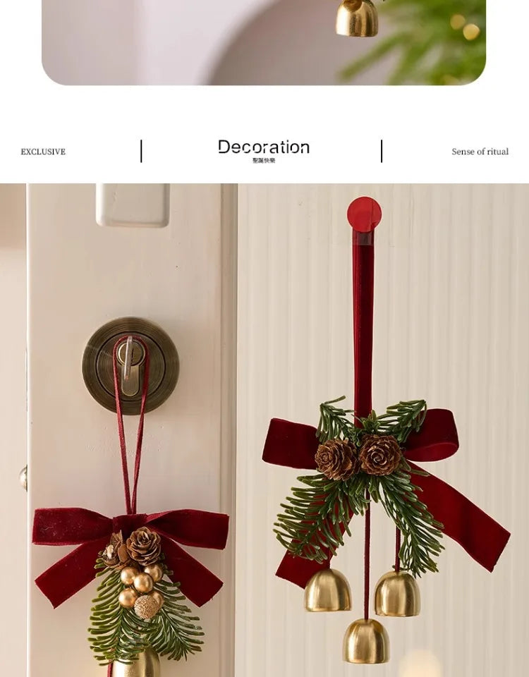 Christmas Decorations Christmas Bells Wreaths Pendants Christmas Tree Decorations Atmosphere Scene Hangings