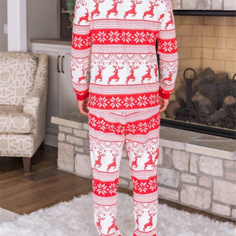 Christmas Pajamas Set Dad Mom and Me Clothes for Family Soft Cute Sleepwear Adults Kids 2 Piece Suit Xmas Look Outfits