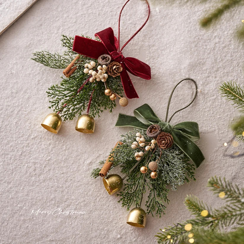 Christmas Decorations Christmas Bells Wreaths Pendants Christmas Tree Decorations Atmosphere Scene Hangings