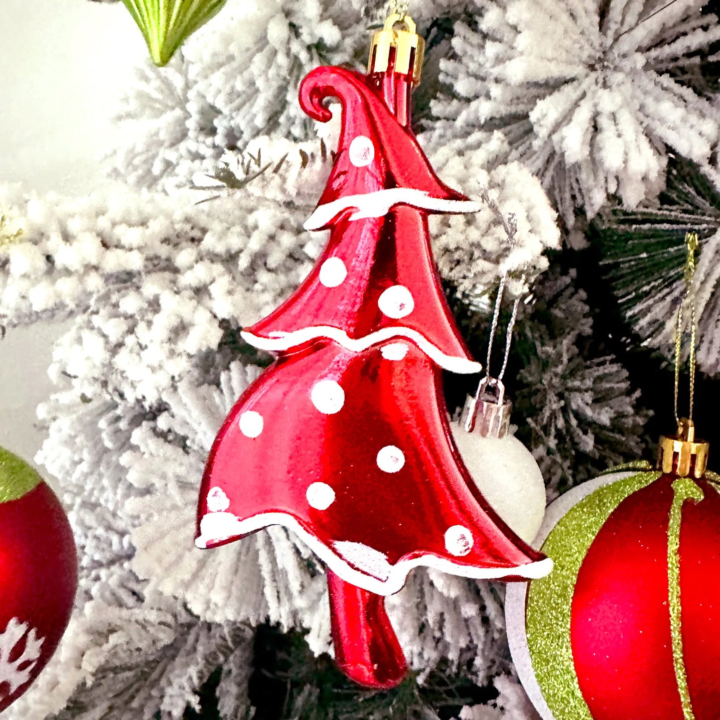 Green Painted Christmas Ball Decorations Green Monster Xmas Tree Ornaments Green Painted Xmas Ball Set Christmas Home Decor