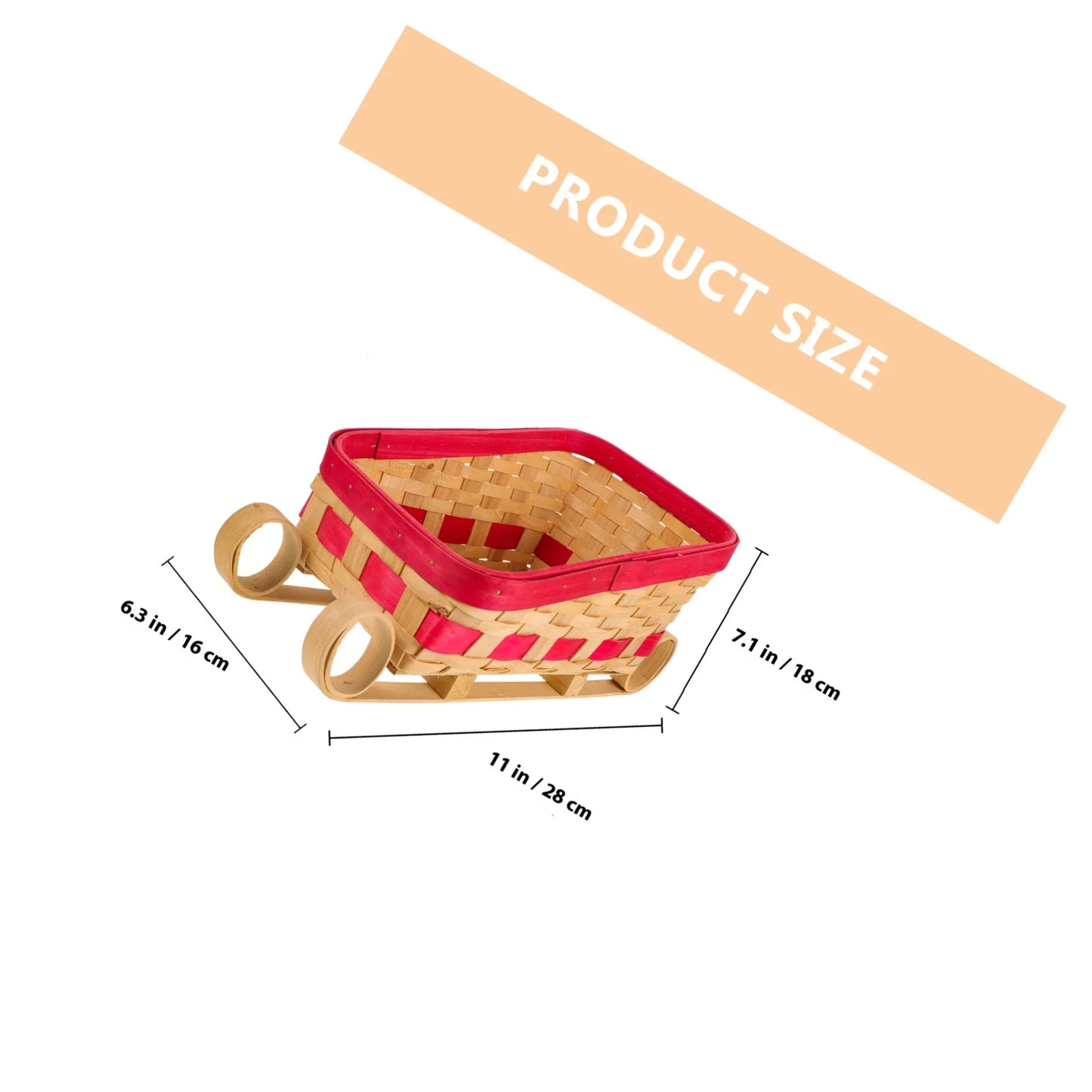 Sleigh Shape Decoration Christmas Sleigh Adornment Table Kitchen Living Room Xmas Decor Festival Decor Christmas Decorations