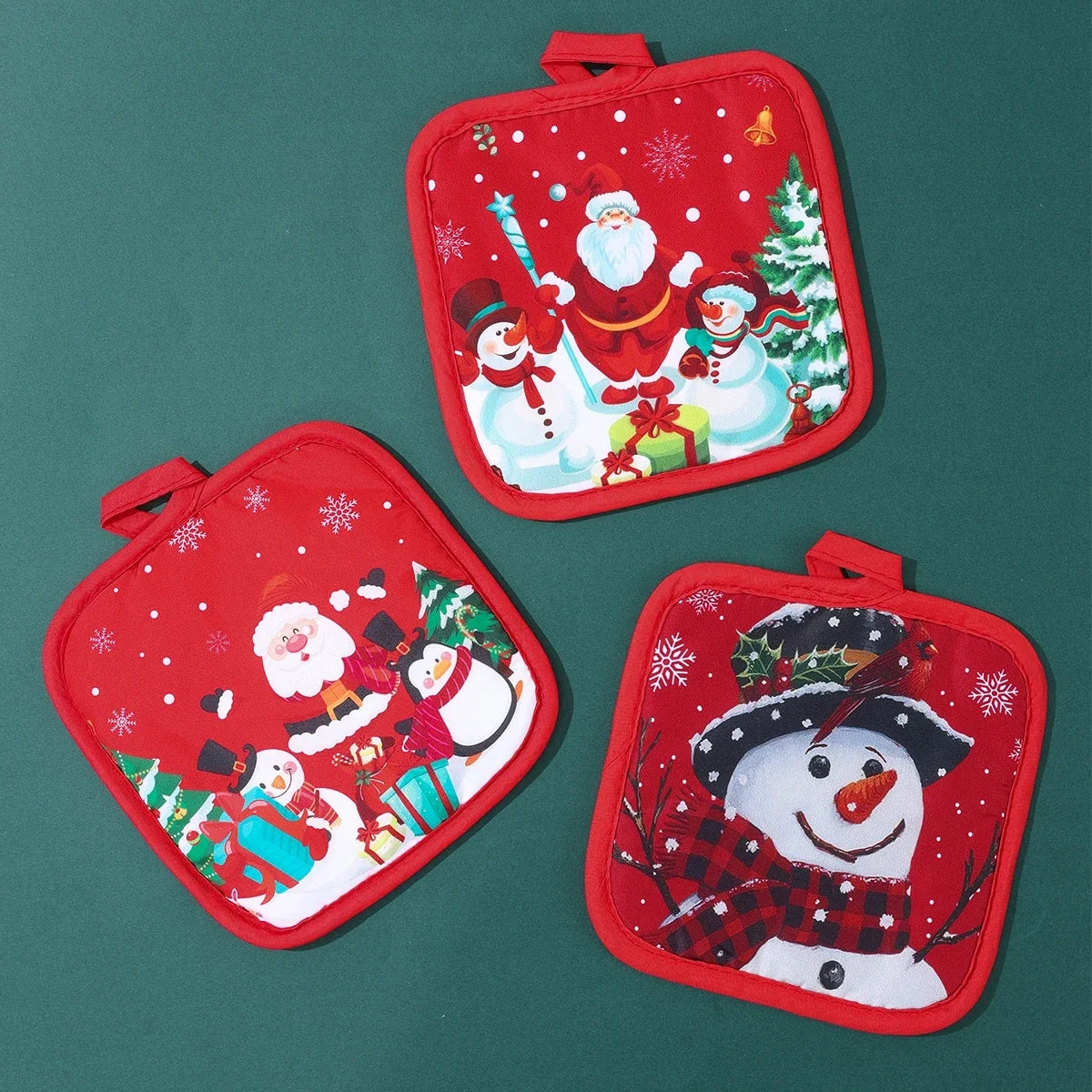 Decorations 2026 Christmas Home Kitchen Party Decorations 2025 Christmas Snowman Kitchen Christmas New Year Gifts Gloves Mittens