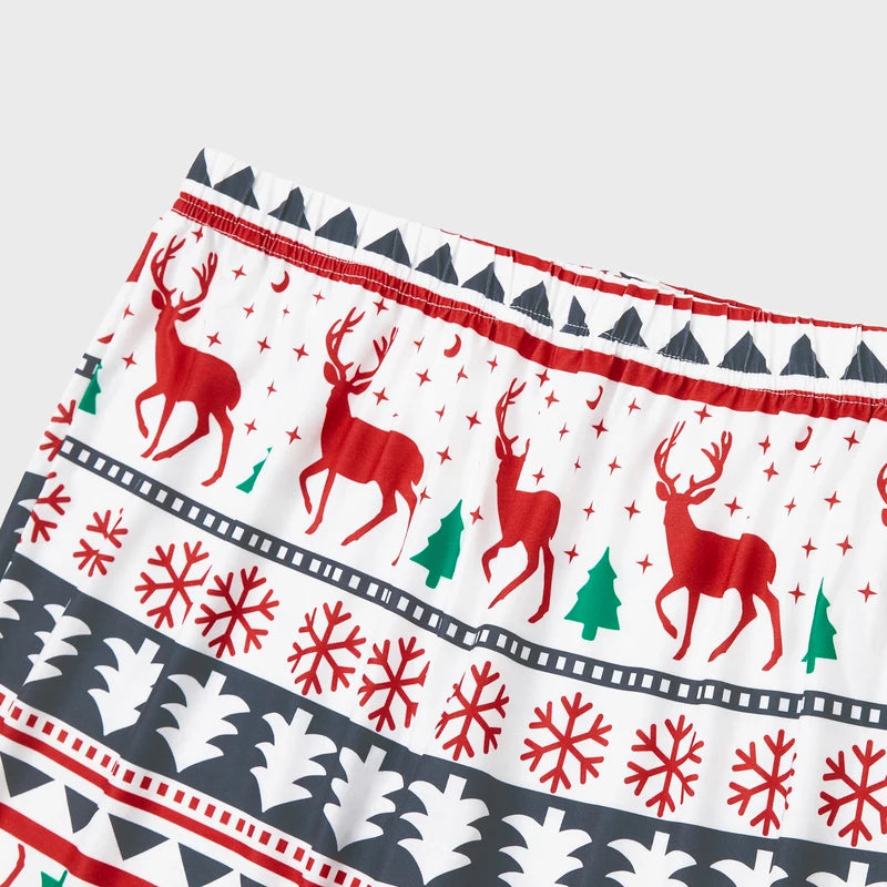 Family Christmas Pajamas – Full-Body Reindeer Matching Sleepwear Set