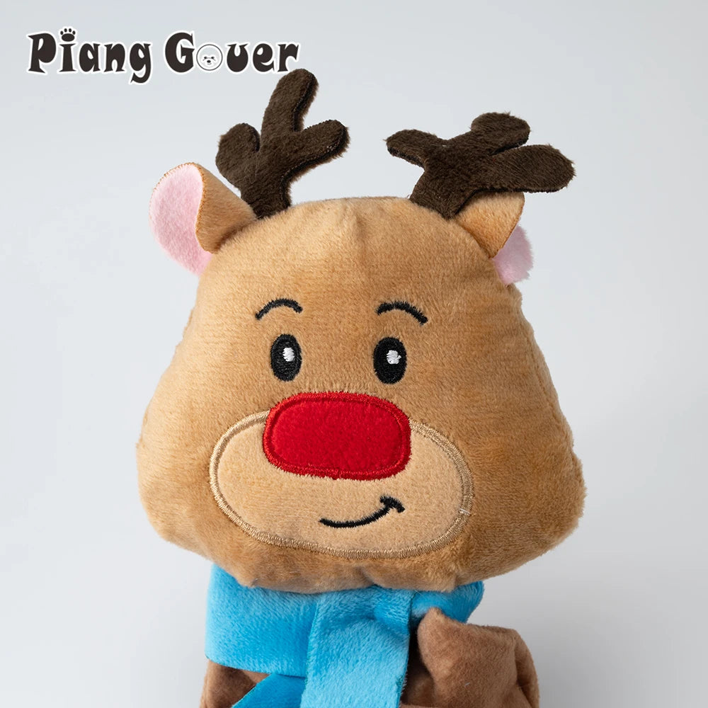 Christmas Elf Penguin Pet Squeaky Sound Toy Cute Animal Squeak Dog Toy Puppy