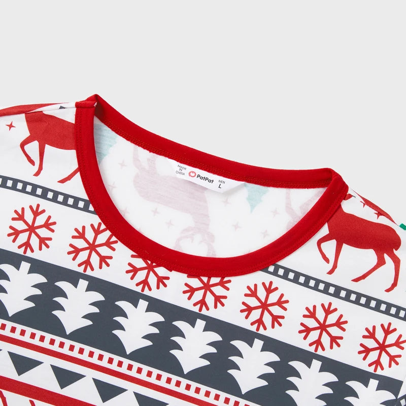 Family Christmas Pajamas – Full-Body Reindeer Matching Sleepwear Set