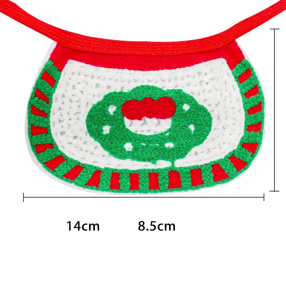 Cosplay Christmas Pet Hat Cute Cartoon Antlers Saliva Towel for Dog Cat Up Supplies Scarf Elk Gift Winter Clothes Pet Accessory