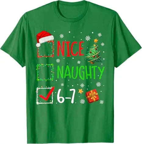 Funny Baseball Santa 67 Christmas Pajamas Boys T-Shirt Rock on Six Seven Bruh Santa Elf Number Xmas Costume Y2k Novelty Gifts
