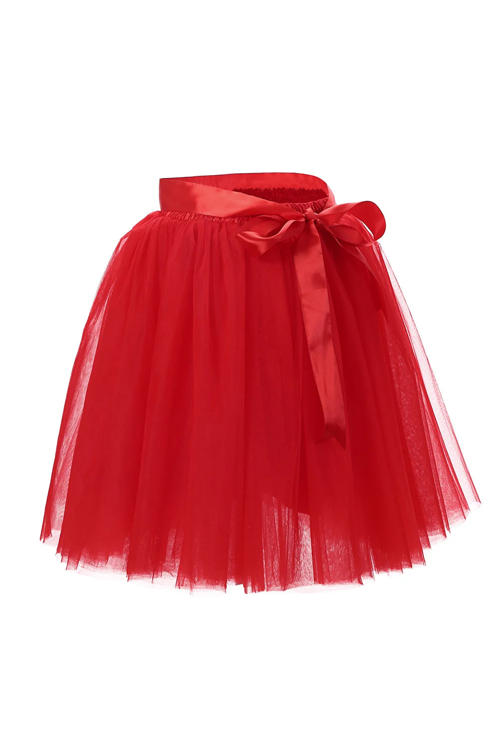 Christmas Layered Tutu Skirt Ribbon Tulle Mini Dresses for Women Carnivals OktoberUnder Music Festival Marathon Cosplay Skirts