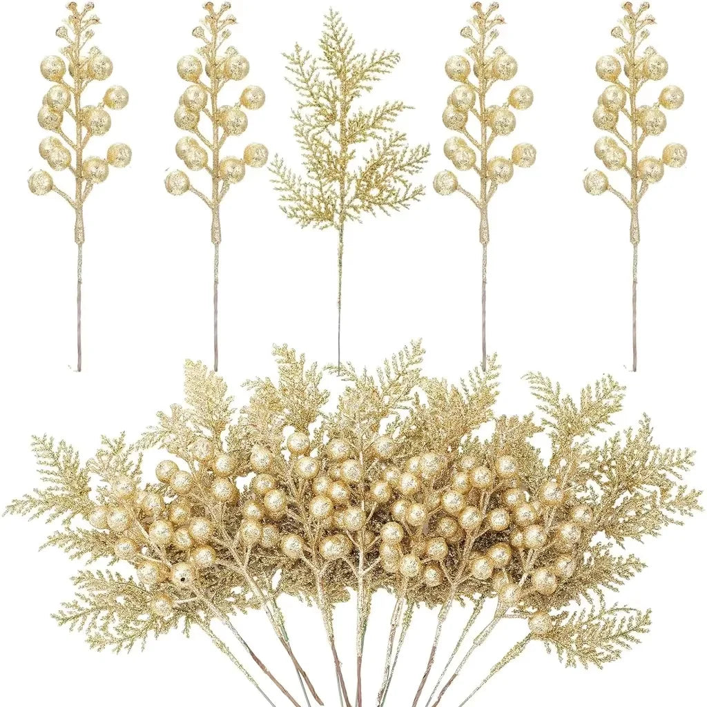 5Pcs Artificial Berry Christmas Decoration Christmas Tree Ornaments Home Room Decor Navidad New Year 2026 Garland Gift Accessory
