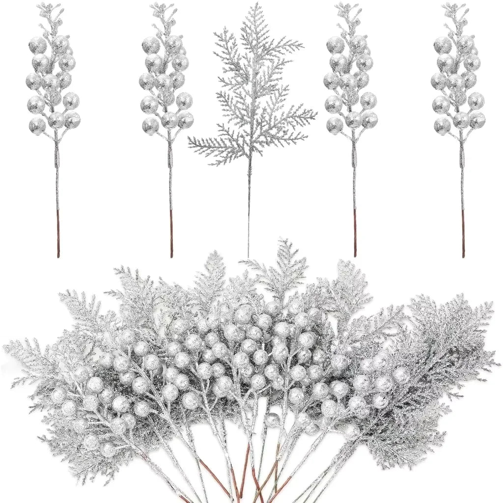 5Pcs Artificial Berry Christmas Decoration Christmas Tree Ornaments Home Room Decor Navidad New Year 2026 Garland Gift Accessory