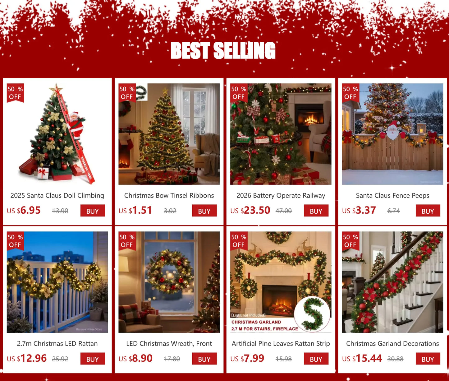 2025 Christmas Garland Creative Glove Shaped Simulated Flower Wreath Window Door Gate Decoration Door Sign Xmas Party Decoration