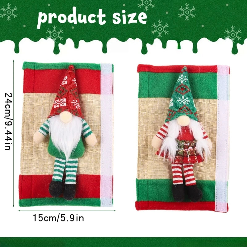 Christmas Fridge Handle Covers (2 pcs) – Stylish Soft Grip Protection