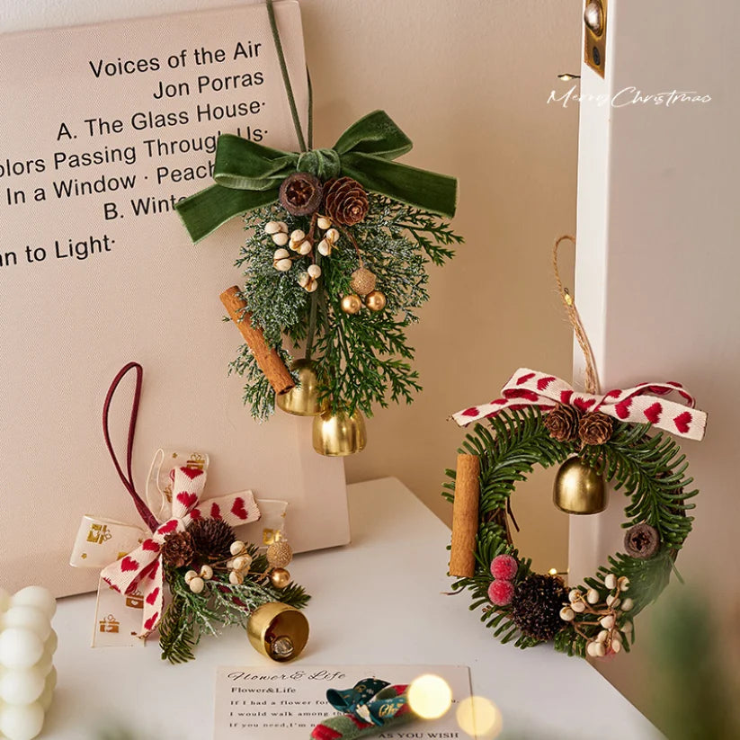 Christmas Decorations Christmas Bells Wreaths Pendants Christmas Tree Decorations Atmosphere Scene Hangings