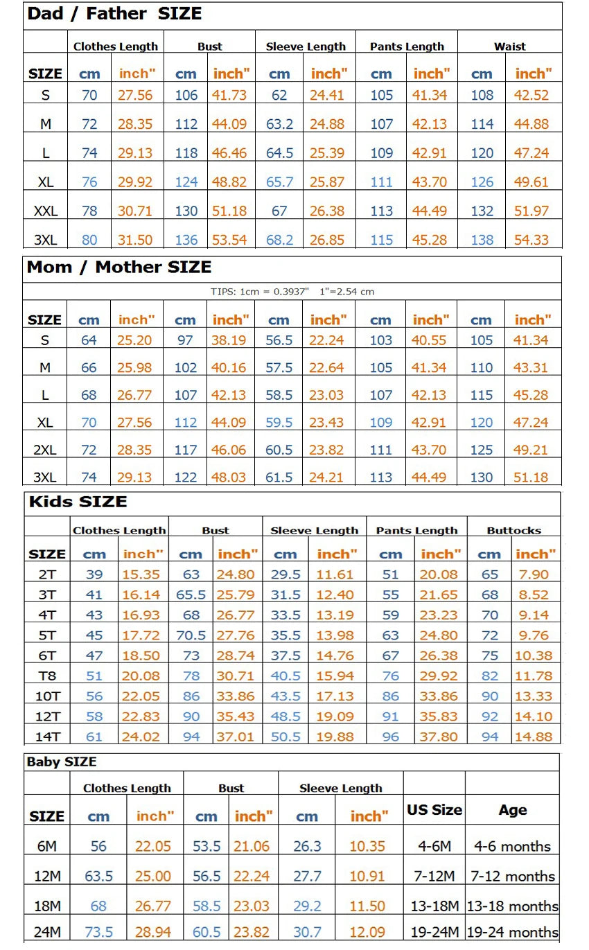 Christmas Family Matching Pajamas – Sleepwear Sets for Adults, Kids & Baby