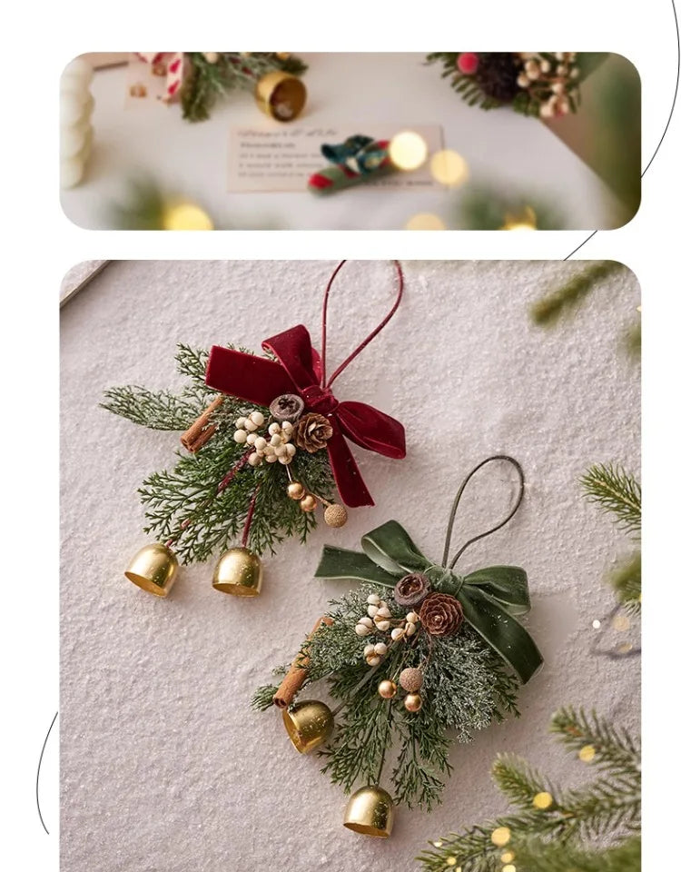 Christmas Decorations Christmas Bells Wreaths Pendants Christmas Tree Decorations Atmosphere Scene Hangings