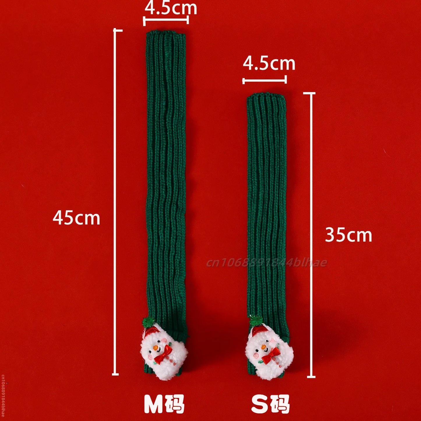 Elk Pet Dog Knitted Christmas Scarf Cat Hat Dog Yarn Cartoon Elk Snowman Warm Plush Hat Set Dog Accessories for Small Dogs