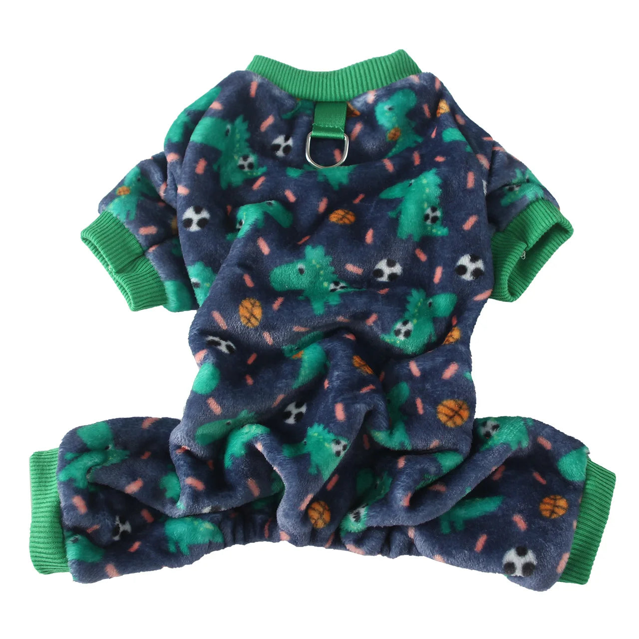 Christmas Pet Dog Pajamas for Cat Clothes Warm Pyjama Jumpsuit for Small Dogs Sleepingwear Winter Flece Pet Chihuahua Coat 강아지옷