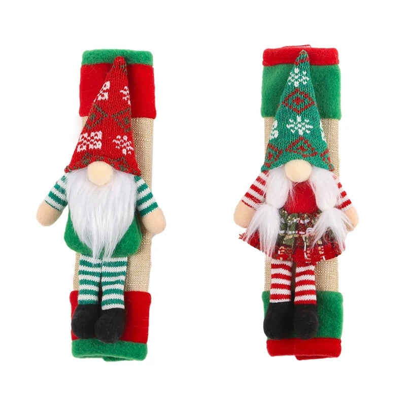 Christmas Fridge Handle Covers (2 pcs) – Stylish Soft Grip Protection