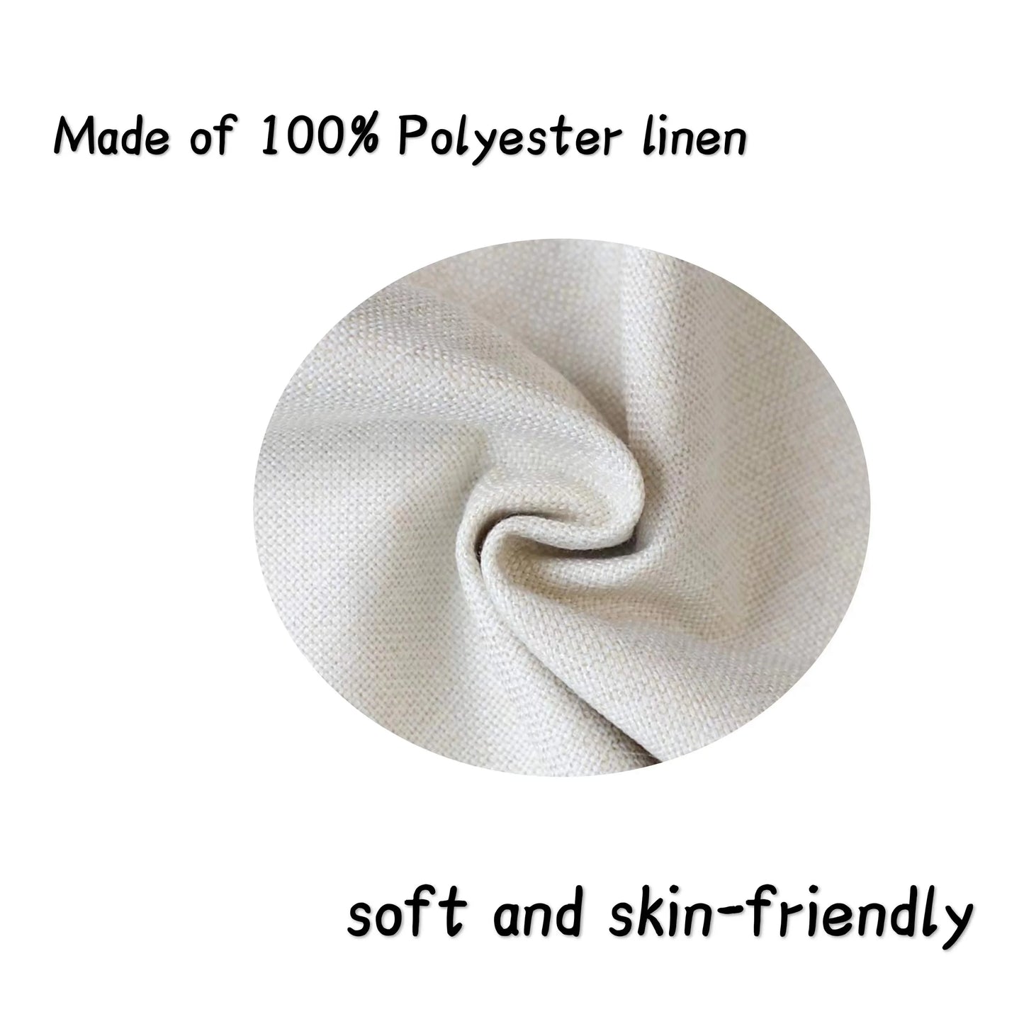 Festive Christmas table flag: Snowman, Reindeer & Decorated Trees New Year home party decoration