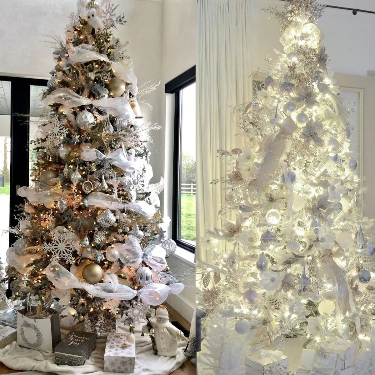 1Roll Christmas Mesh Ribbon DIY Wreath Bow Ribbon Christmas Tree Decorations For Home 2025 Xmas Gifts Navidad Noel New Year 2026