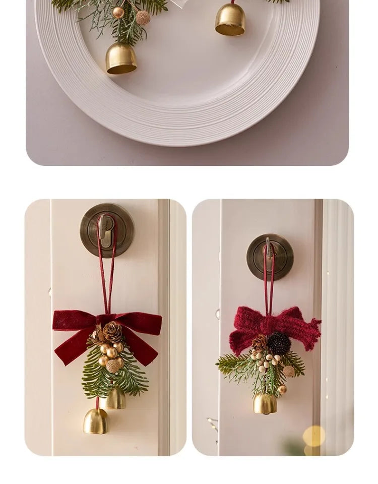 Christmas Decorations Christmas Bells Wreaths Pendants Christmas Tree Decorations Atmosphere Scene Hangings