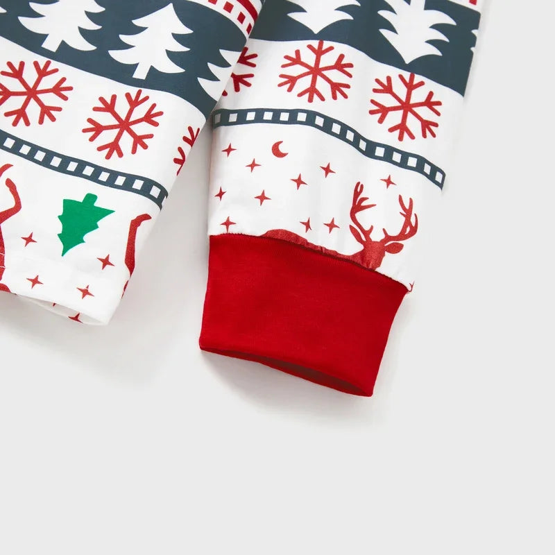 Family Christmas Pajamas – Full-Body Reindeer Matching Sleepwear Set