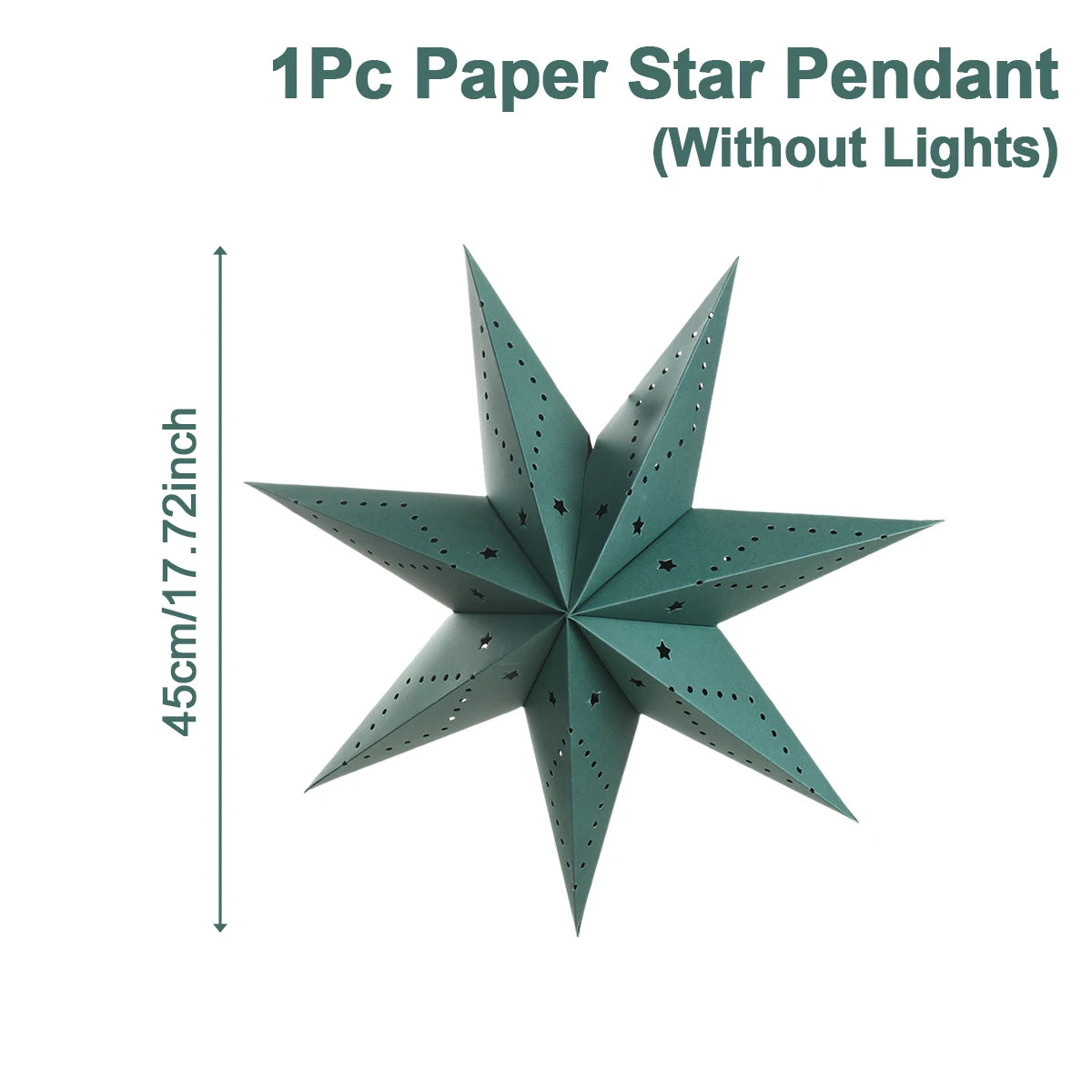 Christmas Paper Star Pendant Merry Christmas Decorations for Home 2025 Navidad Xmas Tree Hanging Lampshades Ornament New Year